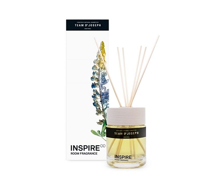 INSPIRE ROOM FRAGRANCE - Diffusore per ambiente con bastoncini.  Ispirazione per corpo e mente.