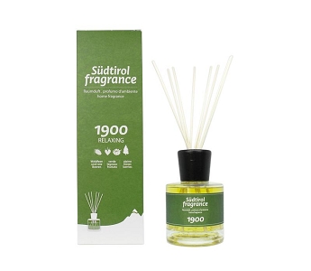 SUDTIROL FRAGRANCE 1900 - Una brezza leggera e fragrante, colma dell'odore del pino e della menta, di vischio e muschio e del sapore inconfondibile della resina.