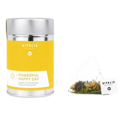 POWERFUL HAPPY DAY - Infuso di frutta ed erbe per un insieme di dolcezza e freschezza